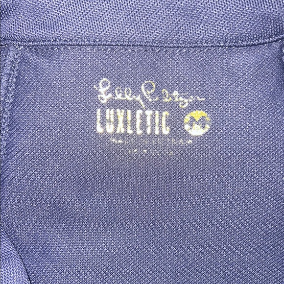 Lilly Pulitzer Sleeveless Tank Top, Size M, Navy - Picture 5 of 5